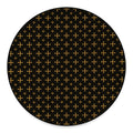 Orthodox Christian Pattern Print Round Floor Mat