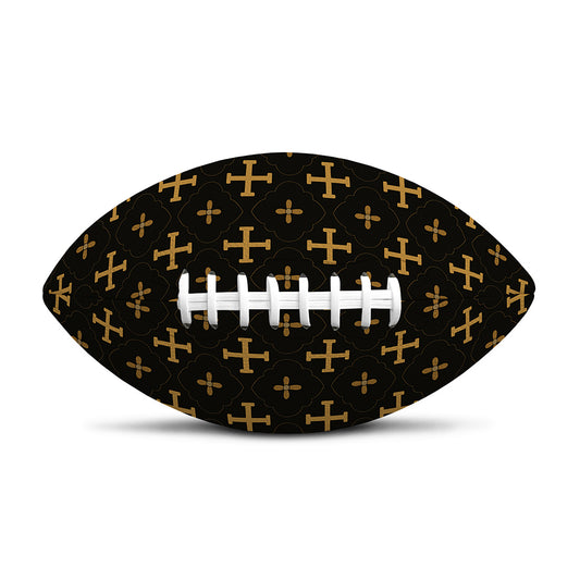 Orthodox Christian Pattern Print Rugby Ball