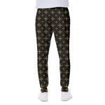 Orthodox Christian Pattern Print Scuba Joggers