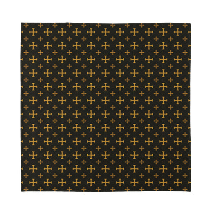 Orthodox Christian Pattern Print Silk Bandana