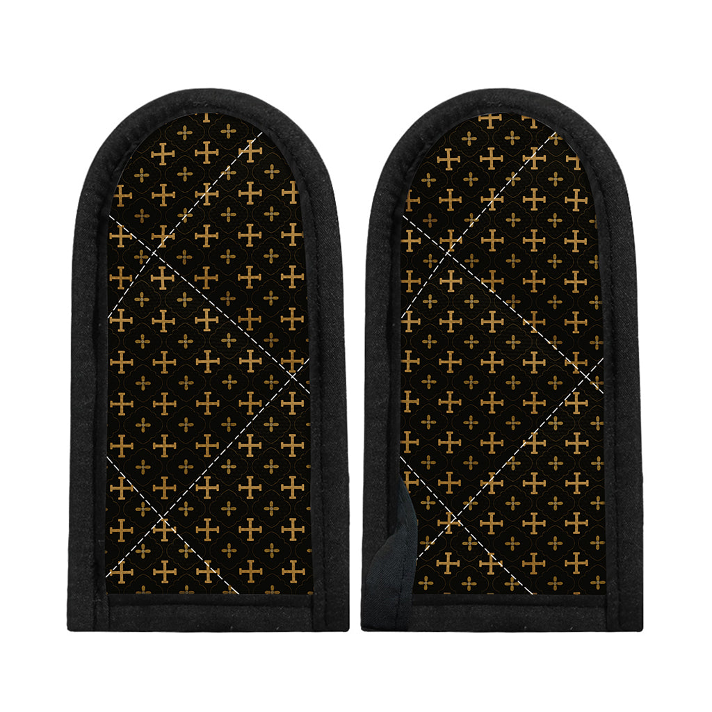 Orthodox Christian Pattern Print Skillet Handle Cover