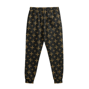 Orthodox Christian Pattern Print Sweatpants