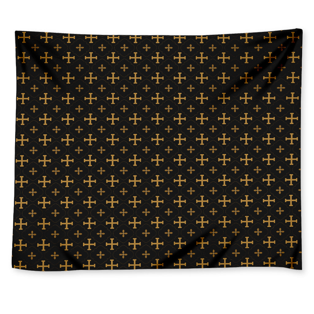 Orthodox Christian Pattern Print Tapestry