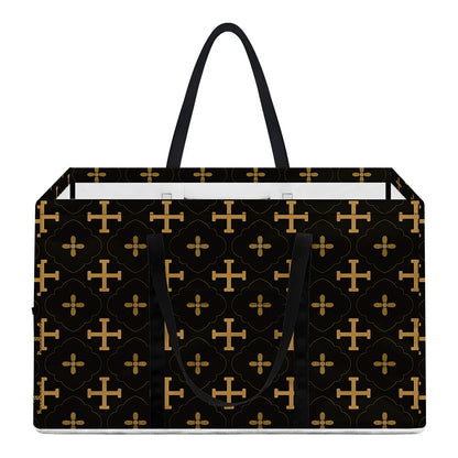 Orthodox Christian Pattern Print Utility Tote Bag