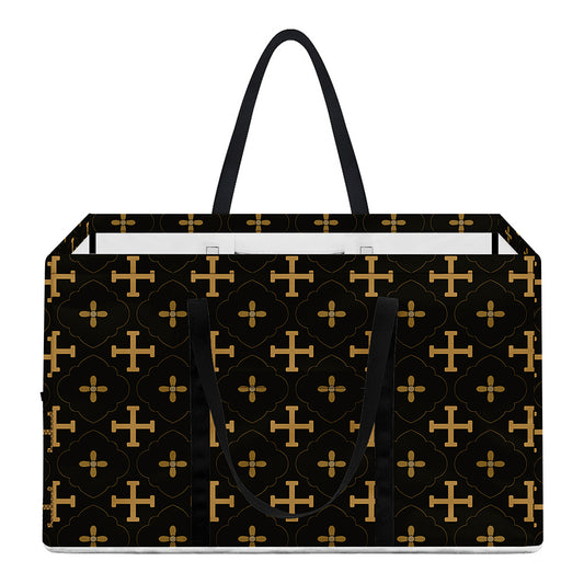 Orthodox Christian Pattern Print Utility Tote Bag