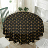 Orthodox Christian Pattern Print Waterproof Round Tablecloth