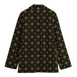 Orthodox Christian Pattern Print Women's Blazer