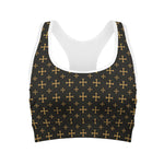 Orthodox Christian Pattern Print Women's Sports Bra
