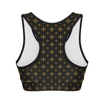 Orthodox Christian Pattern Print Women's Sports Bra