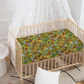 Outdoor Camping Pattern Print Baby Crib Sheet