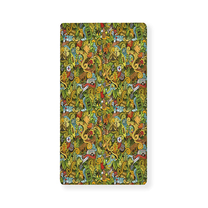 Outdoor Camping Pattern Print Baby Crib Sheet