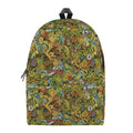 Outdoor Camping Pattern Print School Backpack