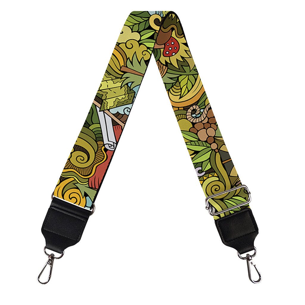 Outdoor Camping Pattern Print Bag Strap