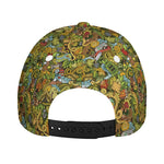 Outdoor Camping Pattern Print Baseball Cap