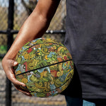 Outdoor Camping Pattern Print Basketball