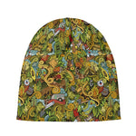 Outdoor Camping Pattern Print Beanie