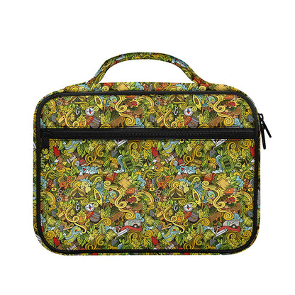 Outdoor Camping Pattern Print Briefcase Bible Bag