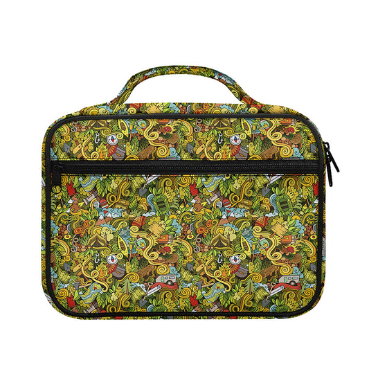 Outdoor Camping Pattern Print Briefcase Bible Bag