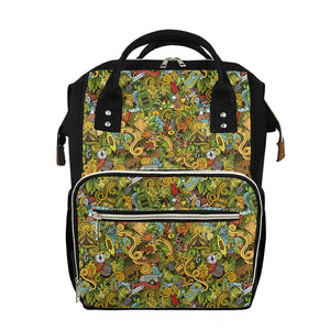 Outdoor Camping Pattern Print Diaper Bag