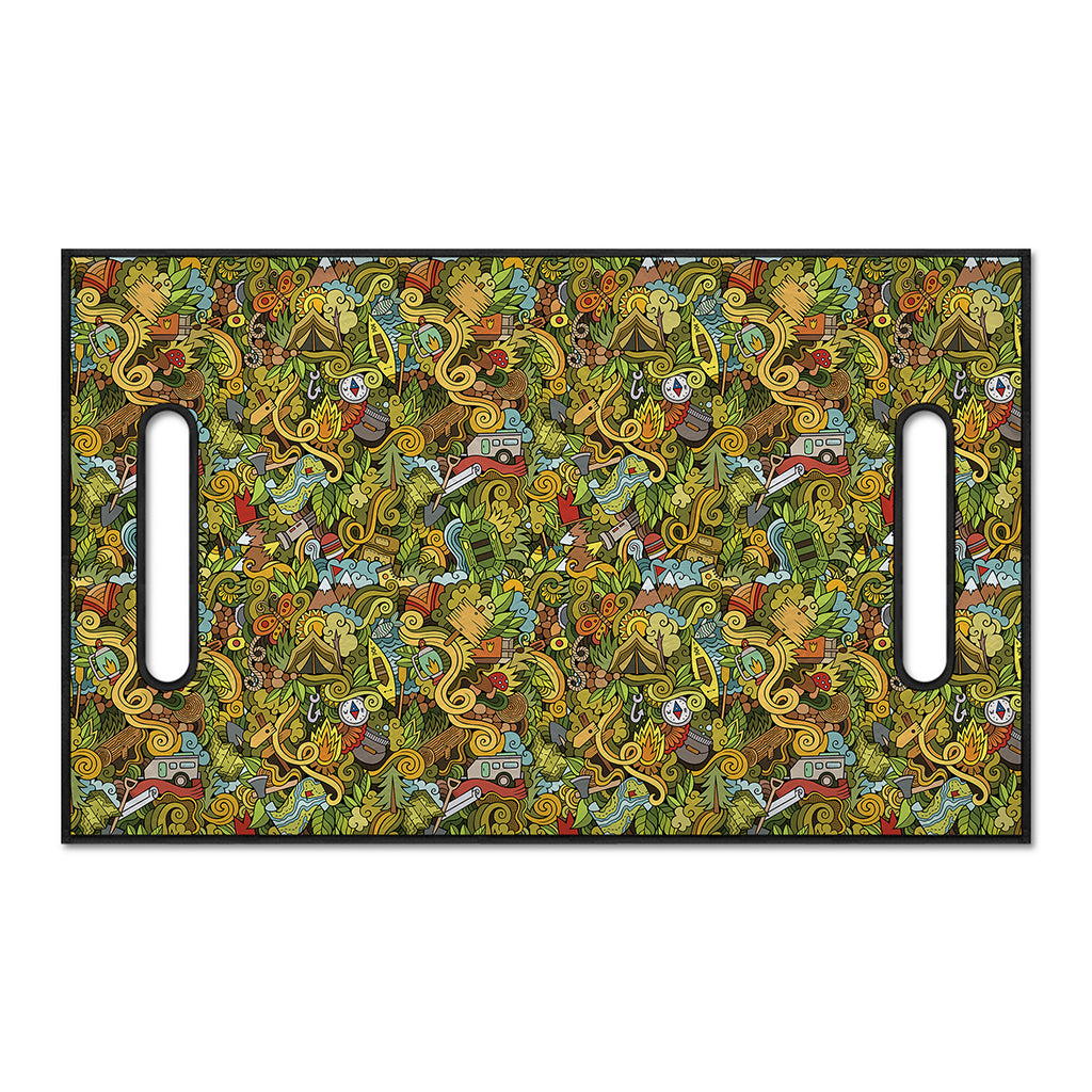 Outdoor Camping Pattern Print Golf Cart Seat Cover