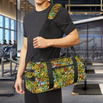 Outdoor Camping Pattern Print Gym Bag