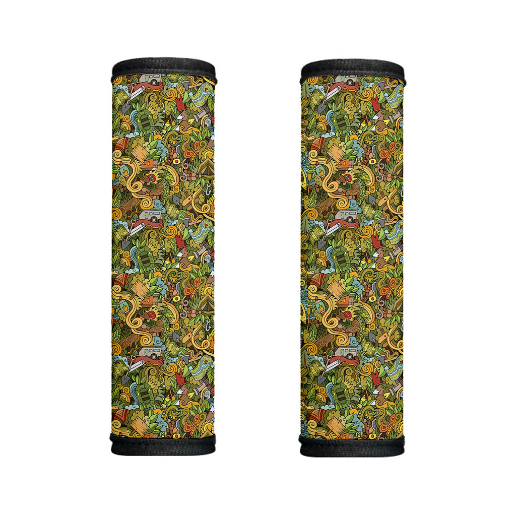 Outdoor Camping Pattern Print Handle Covers
