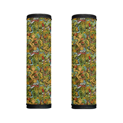 Outdoor Camping Pattern Print Handle Covers