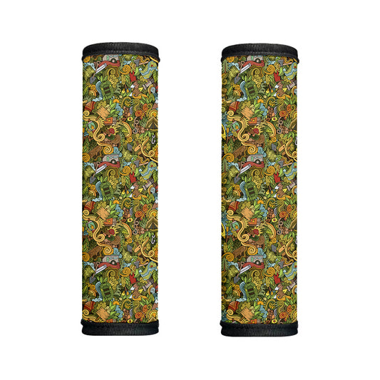 Outdoor Camping Pattern Print Handle Covers