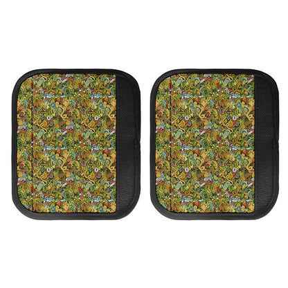 Outdoor Camping Pattern Print Handle Covers