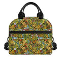 Outdoor Camping Pattern Print Insulated Lunch Bag