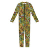 Outdoor Camping Pattern Print Jumpsuit