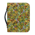 Outdoor Camping Pattern Print Leather Bible Cover