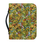 Outdoor Camping Pattern Print Leather Bible Cover