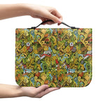 Outdoor Camping Pattern Print Leather Bible Cover