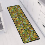 Outdoor Camping Pattern Print Long Kitchen Mat
