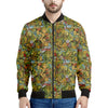 Outdoor Camping Pattern Print Men's Bomber Jacket