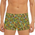 Outdoor Camping Pattern Print Men's Short Boxer Briefs