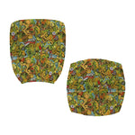 Outdoor Camping Pattern Print Office Chair Cover