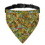 Outdoor Camping Pattern Print Over The Collar Dog Bandana