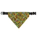 Outdoor Camping Pattern Print Over The Collar Dog Bandana