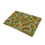 Outdoor Camping Pattern Print Pet Cooling Mat Cover