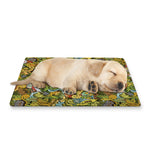 Outdoor Camping Pattern Print Pet Cooling Mat Cover