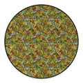 Outdoor Camping Pattern Print Round Floor Mat