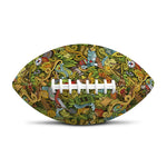 Outdoor Camping Pattern Print Rugby Ball