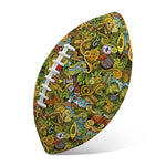 Outdoor Camping Pattern Print Rugby Ball