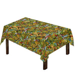 Outdoor Camping Pattern Print Tablecloth