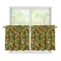 Outdoor Camping Pattern Print Tier Curtains
