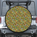 Outdoor Camping Pattern Print Tire Cover
