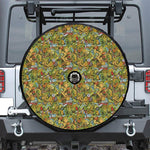 Outdoor Camping Pattern Print Tire Cover With Camera Hole
