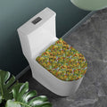 Outdoor Camping Pattern Print Toilet Lid Cover